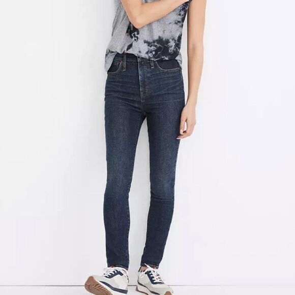NEW‎ Madewell 11" High-Rise Skinny Jeans in Birchfiel, size 25 - Picture 2 of 15